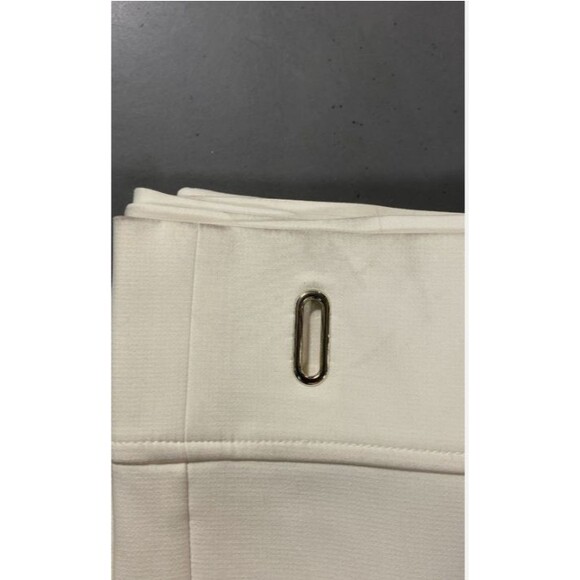 WHBM Womens White Solid Grommet Hem Shift Dress Size 6 NWT - Picture 7 of 7